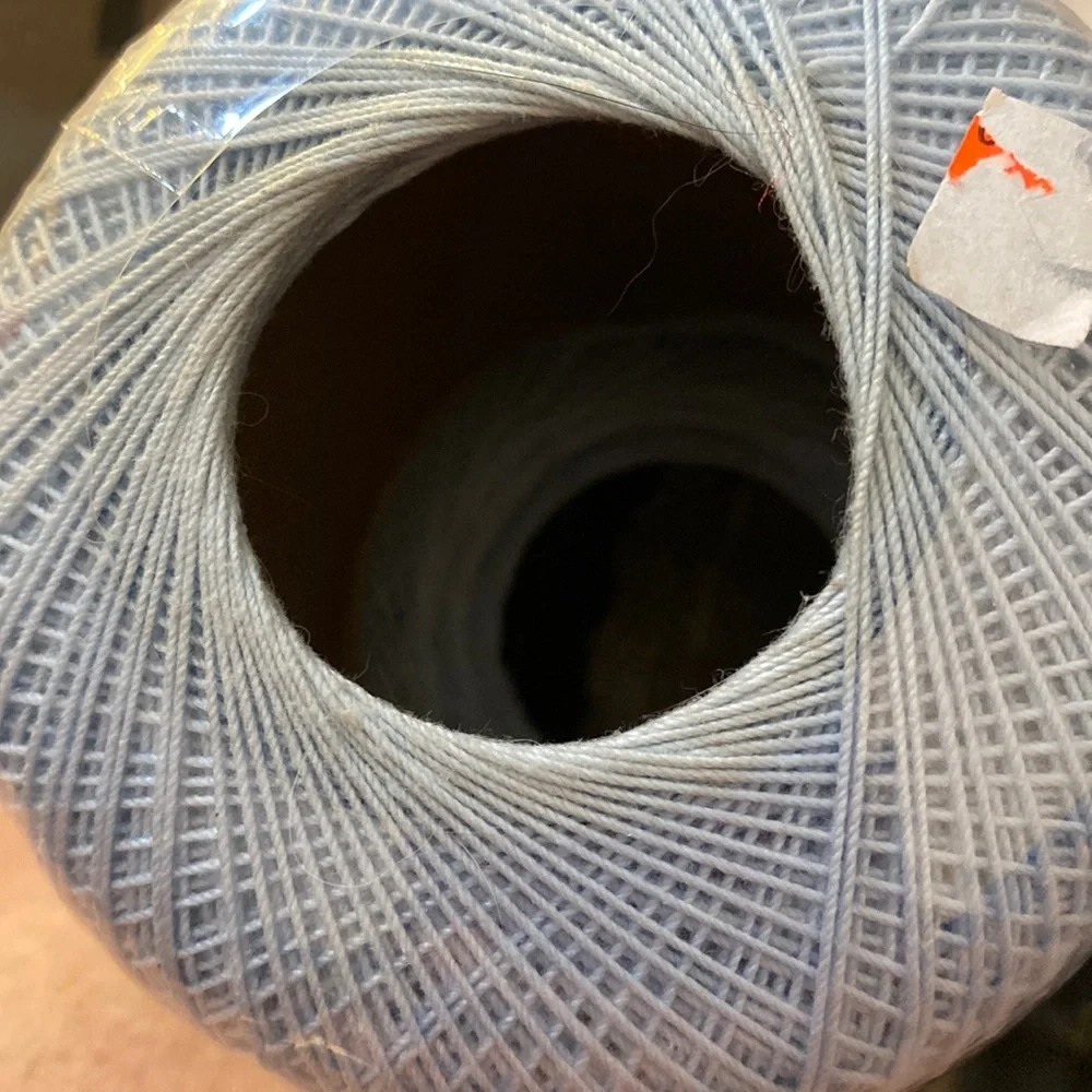 New DMC Traditions 100% mercerized crochet cotton colorfast light blue - Picture 4 of 6